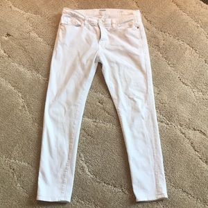 Frame denim white jeans